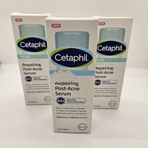 Cetaphil Gentle Clear Post-Acne Serum 1oz Bakuchiol Lot of 3